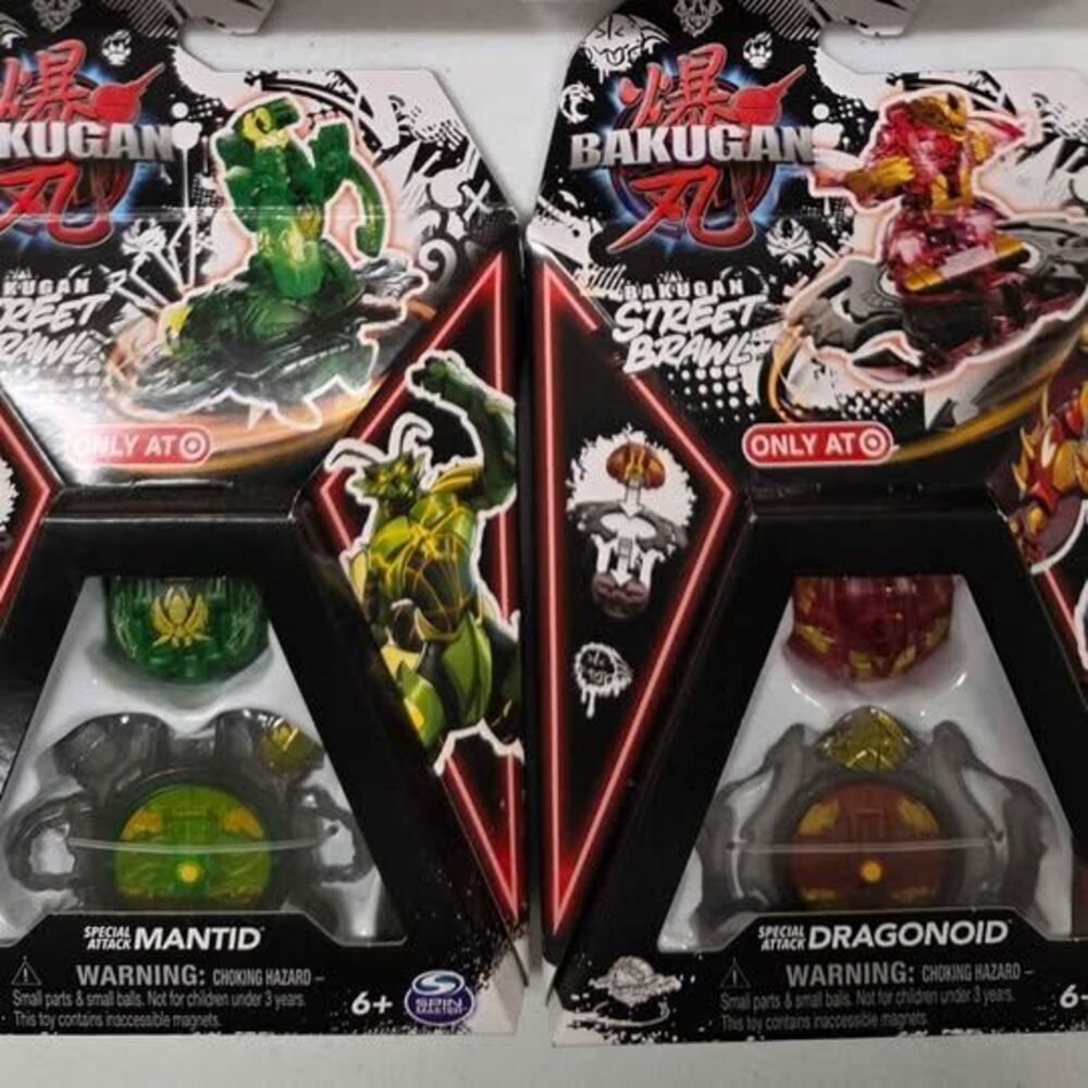 Set of 2 Bakugan Street Brawl: Mantid & Dragonoid 
- NEW & carded